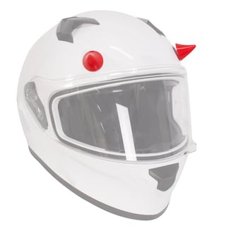 Foto 1 | Foto 1 | Cuernos Para Casco De Moto Rojos Adorno Kinlley