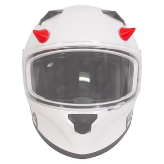 Foto 2 | Foto 2 | Cuernos Para Casco De Moto Rojos Adorno Kinlley
