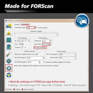 Foto 4 | Foto 4 | Lector De Códigos Con Adaptador Usb Vlinker Fs De Obd2 Scanner Para Forscan - Venta Internacional.