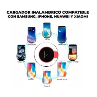 Foto 8 | Foto 8 | Cargador Inalambrico Para Samsung Huawei Xiaomi Iphone 13 Xs
