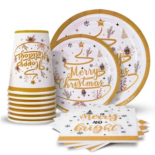 Foto 1 | Foto 1 | Set De Fiesta Desechable Ideen Merry Christmas