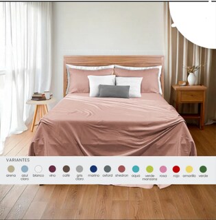 Foto 4 | Foto 4 | 2500 Hilos Tacto Suave Egipcio Premium Diseño De La Tela Rosa