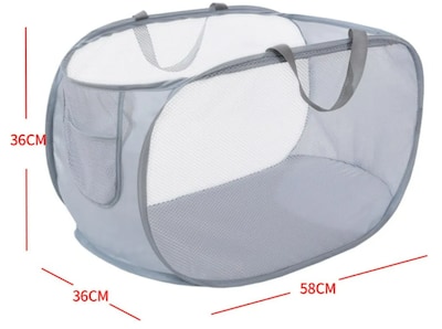 Foto 4 | Foto 4 | Xtellar Cesto De Ropa Plegable Organizador Compacto Con Ventilación Para Lavandería
