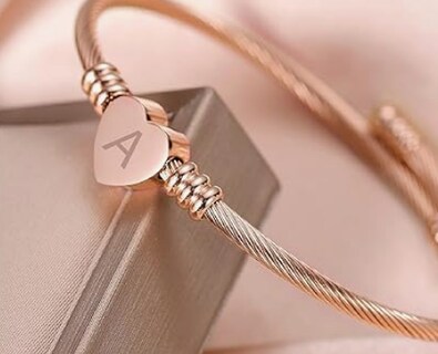 Foto 4 | Foto 4 | Pulsera Letra T Xtellar Personalizadas Para Mujer Con Iniciales Elegantes Joyería De Acero Inoxidable Resistente Y Ajustable