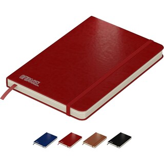 Foto 1 | Foto 1 | Ofidosel Libreta Con Pasta Dura De Piel Vegana Con Separador Color Roja