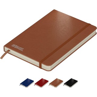 Foto 1 | Foto 1 | Ofidosel Libreta Con Pasta Dura De Piel Vegana Con Separador Color Café