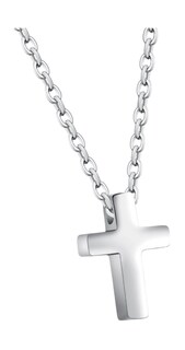 Foto 1 | Foto 1 | Collar Xtellar Para Niños Con Dije Pequeño De Cruz En Acero Inoxidable Cadena De 41 Cm