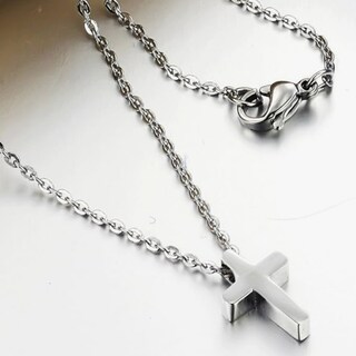 Foto 3 | Foto 3 | Collar Xtellar Para Niños Con Dije Pequeño De Cruz En Acero Inoxidable Cadena De 41 Cm