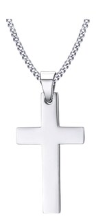 Foto 1 | Foto 1 | Collar Crucifijo Xtellar En Acero Inoxidable Para Hombre Y Mujer