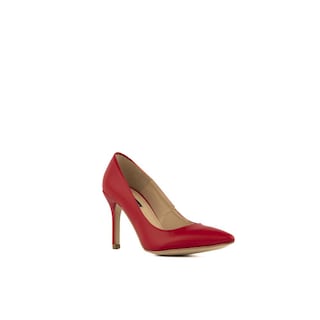 Foto 3 | Foto 3 | Zapatilla Puntal Casual Tacón Medio Para Mujer Walki Mónica Rojo