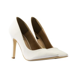 Foto 4 | Foto 4 | Zapatilla Puntal Casual Tacón Medio Para Mujer Walki Mónica Blanco