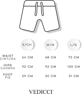 Foto 3 | Foto 3 | Vedicci Traje De Baño Hombre Ajustable Color Negro Talla S
