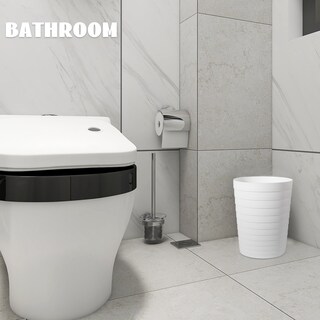Foto 2 | Foto 2 | Papelera Pequeña Uujoly De Plástico 6 L 1.8 Galones Color Blanco - Venta Internacional.