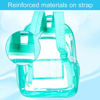 Foto 6 | Foto 6 | Mochila Gxtvo Clear Heavy Duty Transparente Para Mujeres Y Hombres - Venta Internacional.