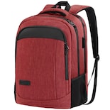 Mochila De Viaje Para Portátil Monsdle Antirrobo Usb 15.6 Pulgadas Roja - Venta Internacional.