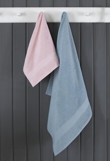Foto 7 | Foto 7 | Toallas De Baño Regal Ruby  Paquete De 4 Unidades  Azules  De Secado Rápido  100% Algodón Turco - Venta Internacional.