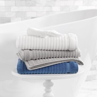 Foto 4 | Foto 4 | Juego De Toallas De Baño Martha Stewart 100% Algodón 6 Piezas Gris - Venta Internacional.