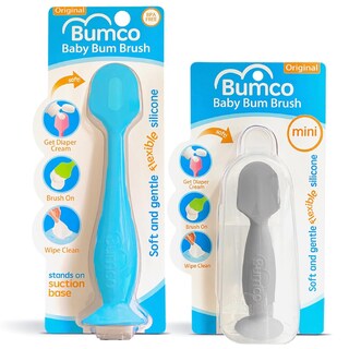 Foto 1 | Foto 1 | Set De Espátulas Para Crema De Pañales Bumco Baby Bum Brush Silicona Azul - Venta Internacional.