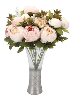 Foto 3 | Foto 3 | Flores Artificiales Duovlo Vintage Peony Silk  Paquete De 1 - Venta Internacional.