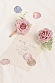 Foto 3 | Foto 3 | Boutonniere Annkin Dusty Rose Con Eucalipto Para Hombre (set De 6) - Venta Internacional.