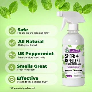 Foto 2 | Foto 2 | Aerosol Repelente De Arañas Mighty Mint Aceite De Menta 240 Ml Paquete De 2 - Venta Internacional.