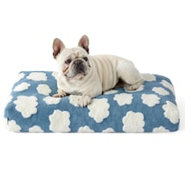 Cama Para Perros Le Sure Lesure  Tamaño Mediano  De Espuma Triturada Azul - Venta Internacional.