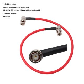 Foto 5 | Foto 5 | Cable De Vídeo Hangton 12g 3g Hd Sdi Raw 4k 60 Fps Bnc 3m Rojo - Venta Internacional.