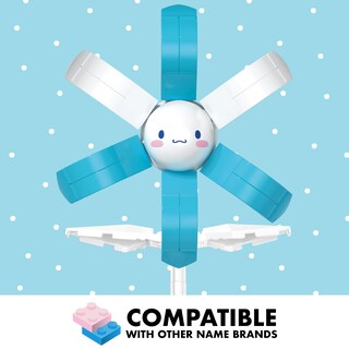 Foto 3 | Foto 3 | Juego De Construcción Brickcraft Sanrio Cinnamoroll Flower 80 Unidades - Venta Internacional.