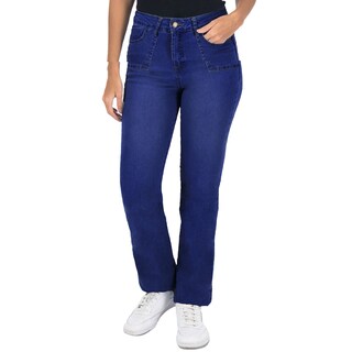 Foto 1 | Foto 1 | Pantalón Bootcut Britos Jeans Mujer Mezclilla Azul 025883