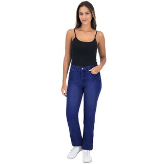 Foto 3 | Foto 3 | Pantalón Bootcut Britos Jeans Mujer Mezclilla Azul 025883