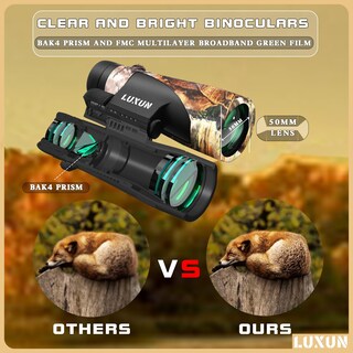Foto 6 | Foto 6 | Binoculares Luxun 12x50 De Alta Potencia Para Adultos Con Prisma Bak4 - Venta Internacional.