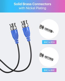 Foto 2 | Foto 2 | Paquete De 4 Cables De Alimentación De Vídeo Zosi De 30 M Con Conectores Y Clips - Venta Internacional.