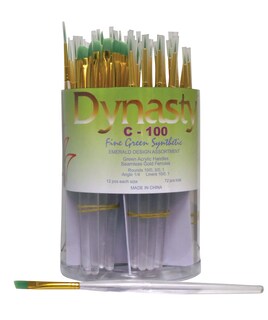 Foto 1 | Foto 1 | Pincel Dynasty C-100 Detail Fine Green Synthetic X72 - Venta Internacional.