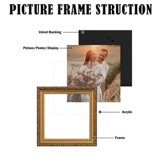 Foto 2 | Foto 2 | Marco De Fotos Mievu Dorado De 10 X 10 Cm Para Colgar En Pared Y Sobremesa - Venta Internacional.