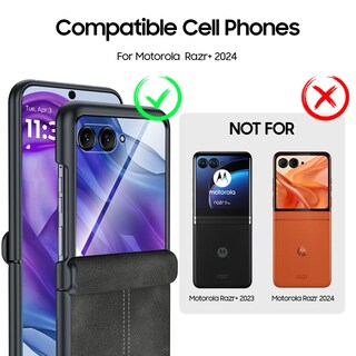 Foto 2 | Foto 2 | Funda Bsnrm Para Motorola Razr+ Plus 2024 Con Protector De Pantalla - Venta Internacional.