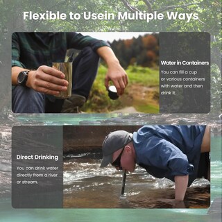 Foto 4 | Foto 4 | Filtro Con Pajita De Agua Joypur Survival Senderismo Y Acampada Paquete De 3 - Venta Internacional.
