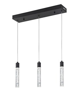 Foto 1 | Foto 1 | ''lampara Colgante De Techo Decorativa Led Negra ''