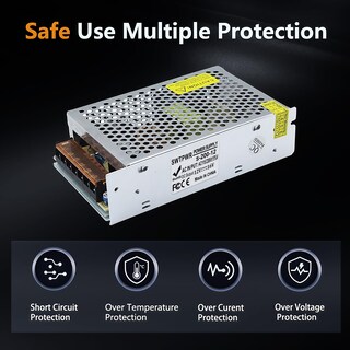 Foto 6 | Foto 6 | Convertidor De Fuente De Alimentación Ac A Dc 12v 16a 200w Para Coche Led - Venta Internacional.