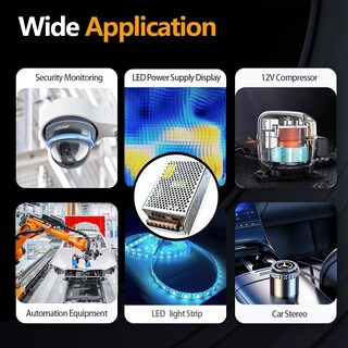 Foto 7 | Foto 7 | Convertidor De Fuente De Alimentación Ac A Dc 12v 16a 200w Para Coche Led - Venta Internacional.