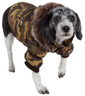 Foto 1 | Foto 1 | Parka De Esquí Metálica Dog Coat Pet Life Con Capucha Extraíble - Venta Internacional.
