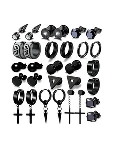 Foto 1 | Foto 1 | 15 Pares Aretes Hombre Piercing Pendientes