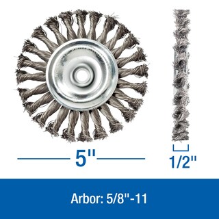 Foto 2 | Foto 2 | Rueda De Alambre Con Nudos Mercer Industries 186540-5 X 1/2 X 5/8-11 - Venta Internacional.