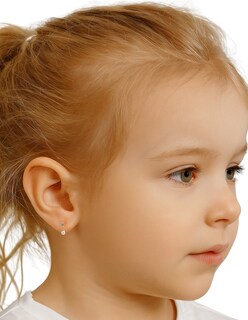Foto 2 | Foto 2 | Aretes Mancini Curvo Dorado Zirconia Con Perla Natural
