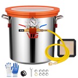 Cámara De Vacío Vtg Vogten 19l Con Tapa De Vidrio Templado 304 Ss - Venta Internacional.