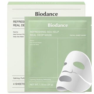 Foto 1 | Foto 1 | Máscara De Hidrogel Biodance Refreshing Sea Kelp Real Deep 34 G X 4 - Venta Internacional.
