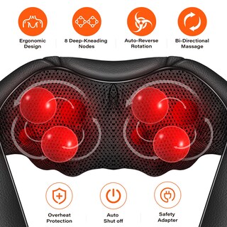 Foto 3 | Foto 3 | Masajeador Eléctrico De Cuello Y Espalda Wertyi Con Shiatsu Térmico - Venta Internacional.