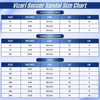 Foto 6 | Foto 6 | Sandalias Soccer Slide Vizari Ss Para Adultos Y Adolescentes Azules - Venta Internacional.