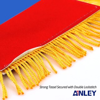 Foto 2 | Foto 2 | Bandera Colgante Anley Colombia 10 X 15 Cm Con Flecos De Doble Cara - Venta Internacional.