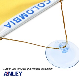 Foto 3 | Foto 3 | Bandera Colgante Anley Colombia 10 X 15 Cm Con Flecos De Doble Cara - Venta Internacional.