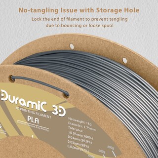 Foto 4 | Foto 4 | Filamento De Impresión 3d Duramic 3d Pla De 1 75 Mm Bobina Plateada De 1 Kg - Venta Internacional.
